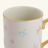 villari butterfly mug pink