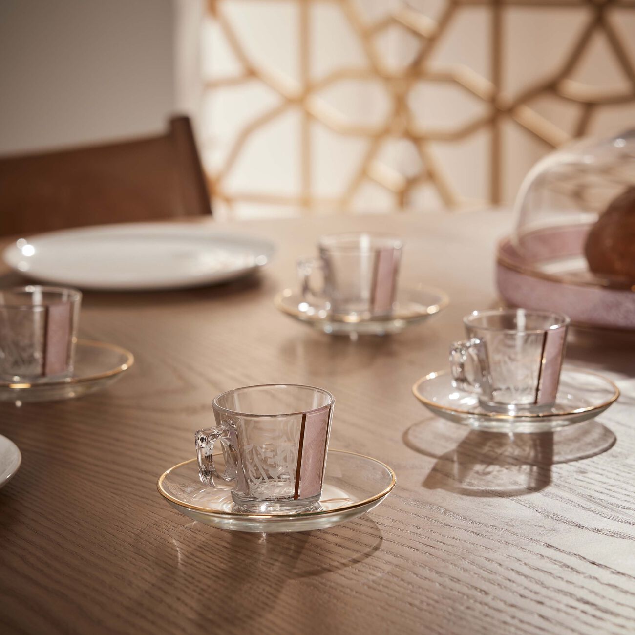 dimlaj nagham coffee cup pink set of 6