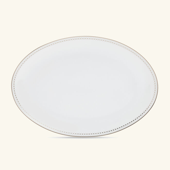 christofle malmaison imp riale serving platter oval white 38cm