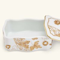 ginori 1735 oriente italiano jewelry box gold