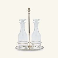 christofle malmaison oil vinegar cruet silver plated