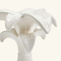 les ottomans palm trees candle holder white