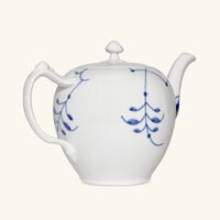 royal copenhagen blue fluted mega teapot white