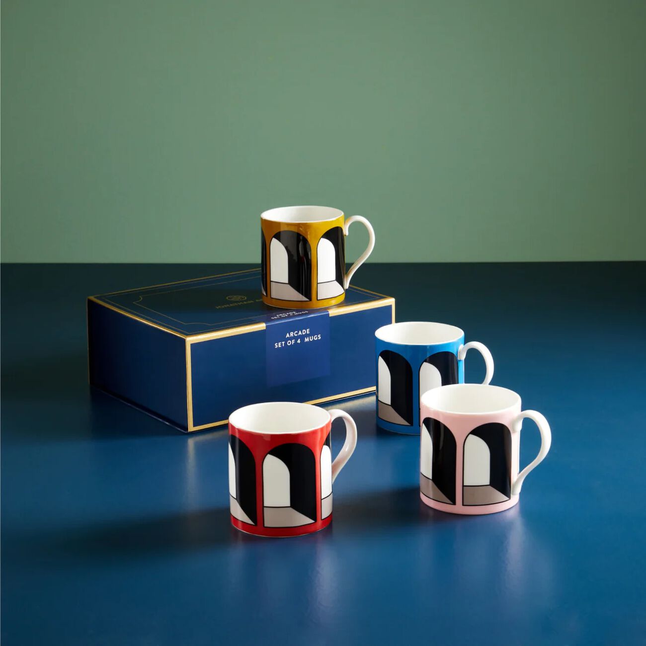 jonathan adler boxed arcade mug set of 4