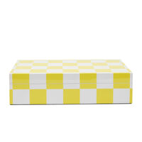 Lacquer Checkerboard Box, small