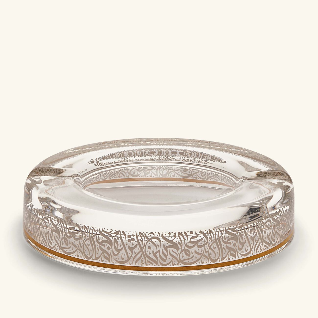 dimlaj nagham ashtray round small gold