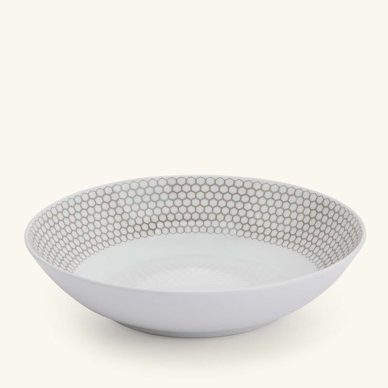 christofle madison 6 cereal bowl grey 18cm