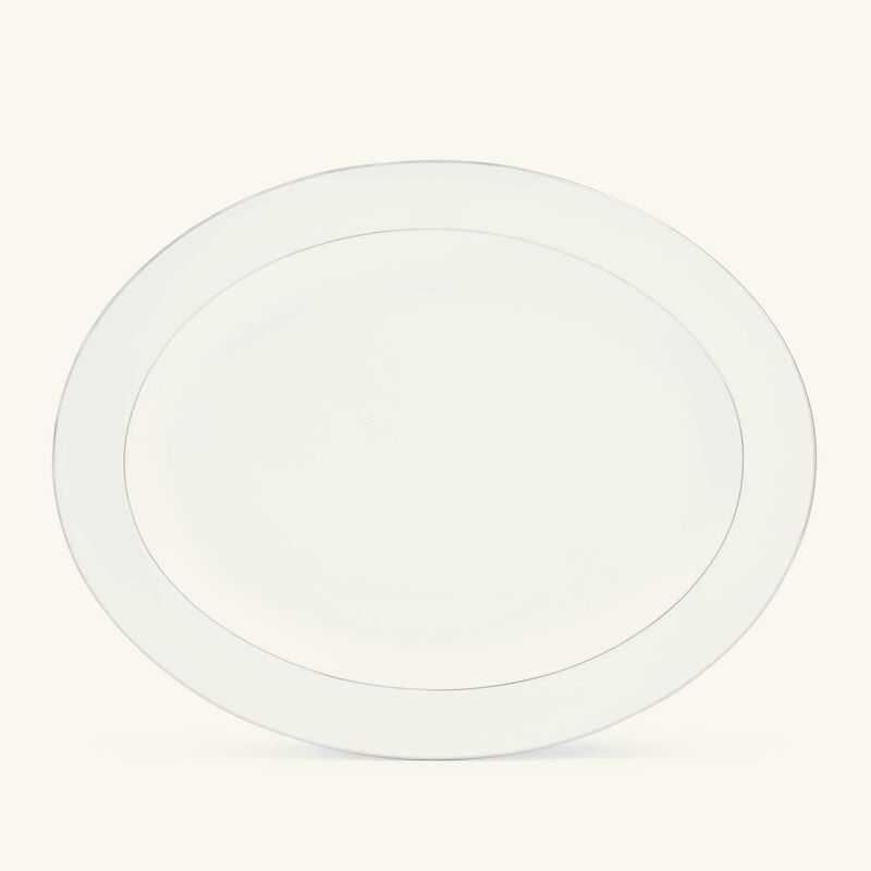 Albi Serving Platter Oval Silver 38cm christofle albi serving platter oval silver 38cm