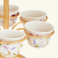 villari taormina arabic coffee cup holder white