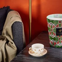 villari taormina coffee cup saucer white