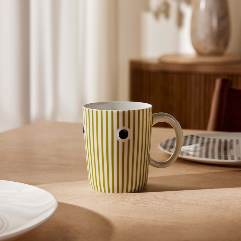 Delphos Paros Mug Absinthe Green bernardaud delphos paros mug absinthe green