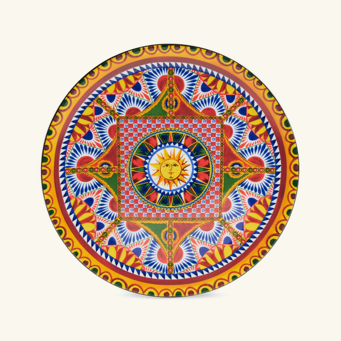 dolce gabbana casa carretto charger plate round 31cm set of 2