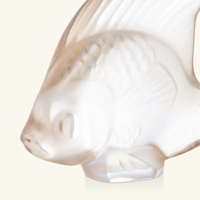 Fish Figurine Small Gold lalique fish figurine small gold