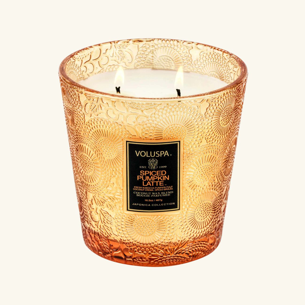 voluspa spiced pumpkin candle