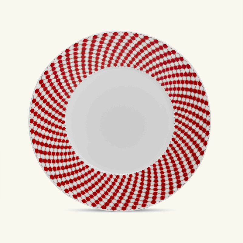 Madison 6 Dessert Plate Round Red 21cm christofle madison 6 dessert plate round red 21cm