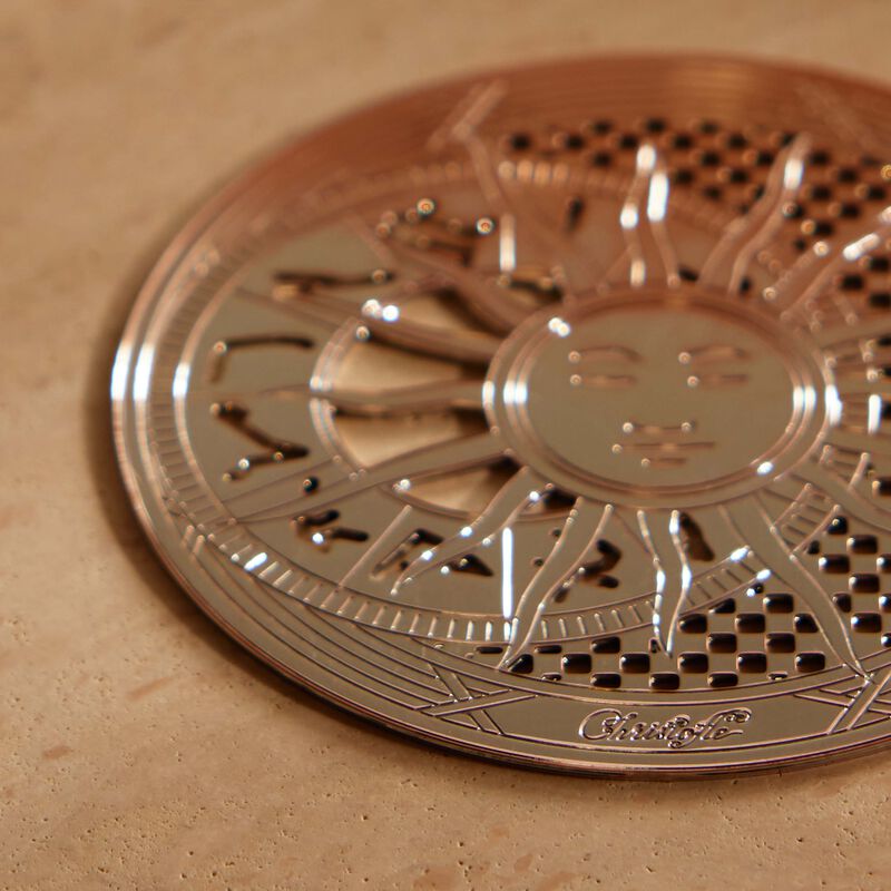 Rêve Cosmique Coaster Silver Plated Set Of 2 christofle r ve cosmique coaster silver plated set of 2