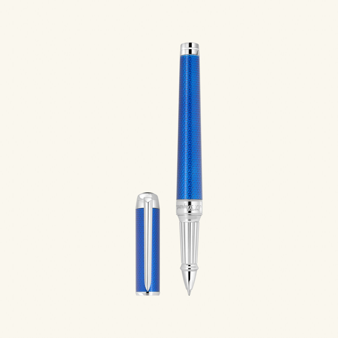 st dupont eternity rollerball pen blue