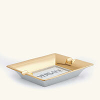 versace medusa rhapsody ashtray rectangular small gold