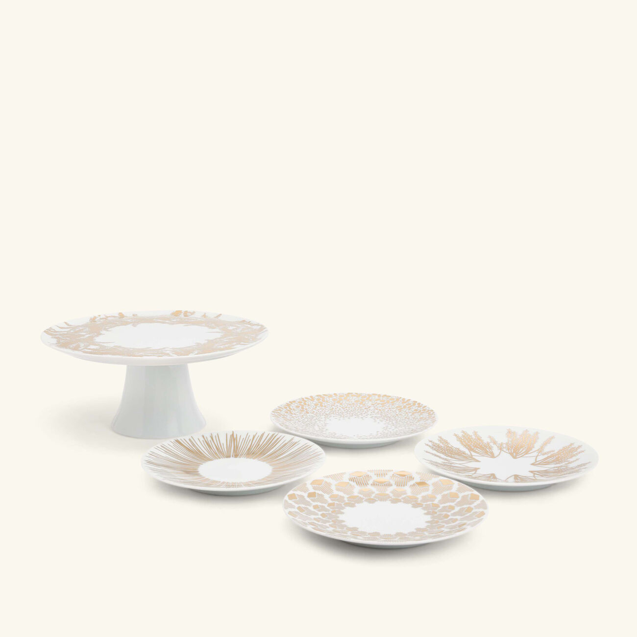 silsal tamrah by razan alazzouni cake stand   dessert plates set of 4
