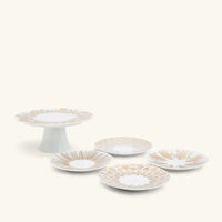 silsal tamrah by razan alazzouni cake stand   dessert plates set of 4