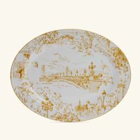 Tout Paris Serving Platter Oval Blue 38cm bernardaud tout paris serving platter oval blue 38cm