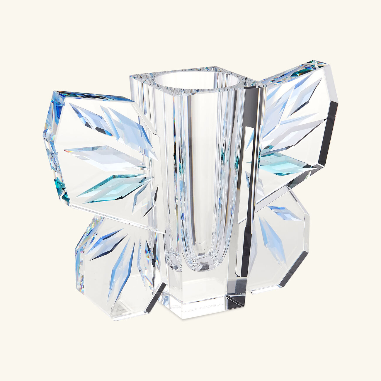 reflections copenhagen lucie butterfly vase blue