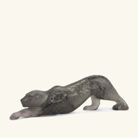 Zeila Panther Sculpture Medium Grey lalique zeila panther sculpture medium grey
