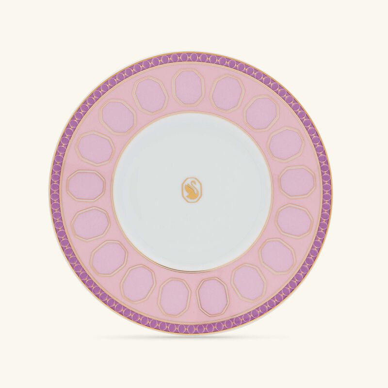 روزنتال فنجان الشاي سيغنوم روز مع صحنه وردي