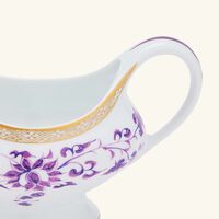 bernardaud prunus gravy boat purple