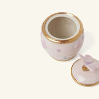 villari butterfly sugar bowl pink