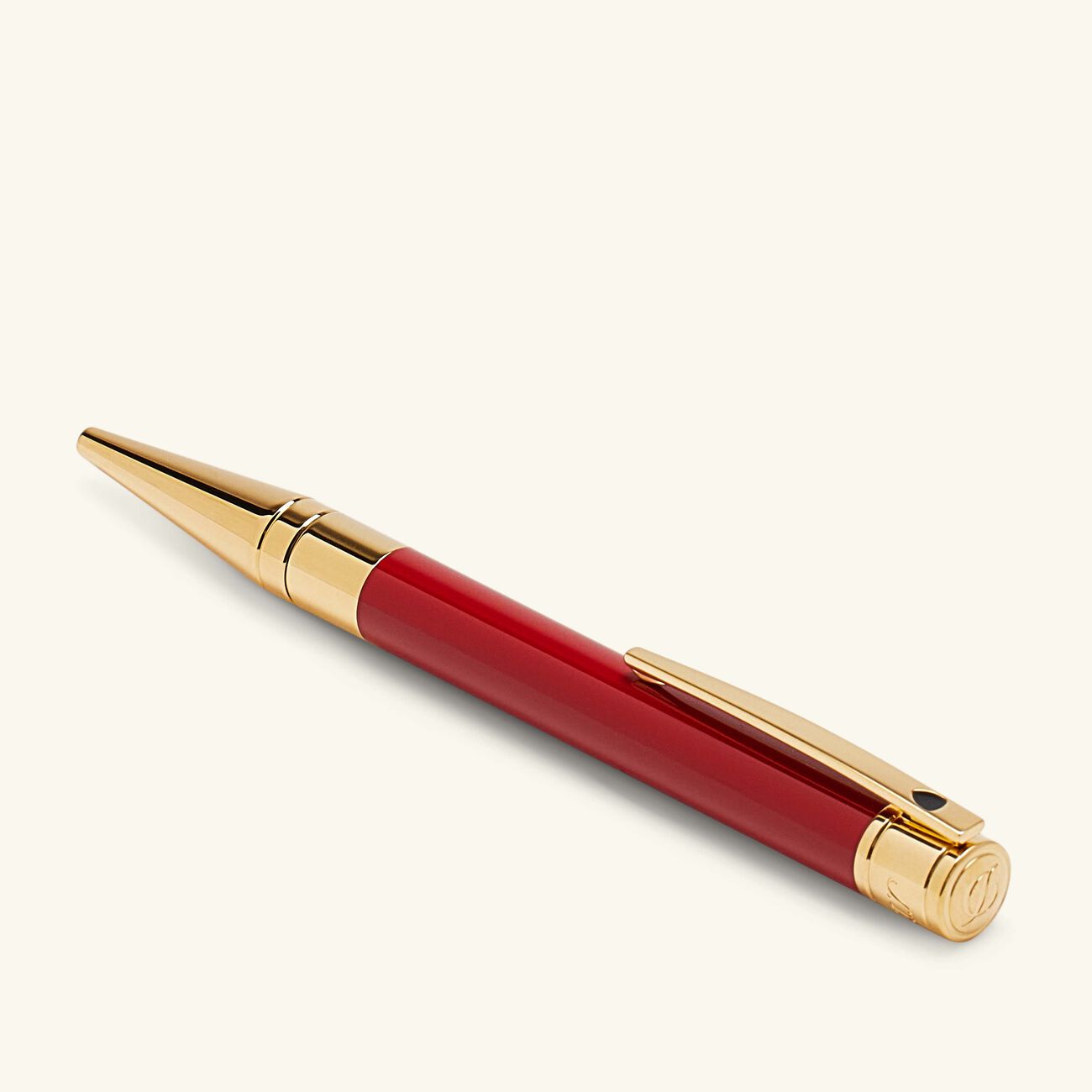 D-Initial Ballpoint Pen Red st dupont d initial ballpoint pen red