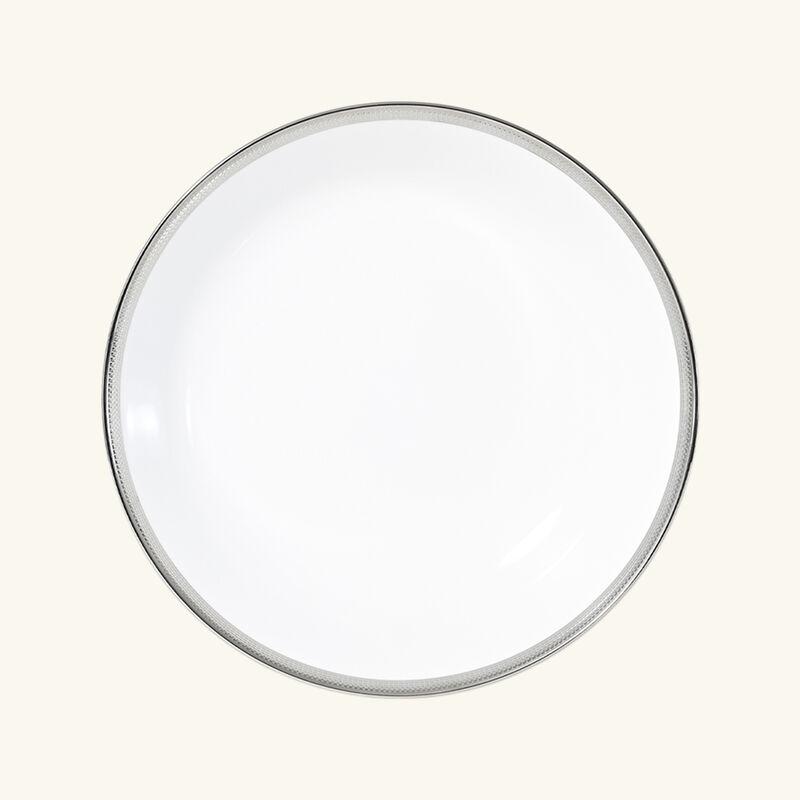 Maille Platine Serving Bowl White 24cm bernardaud maille platine serving bowl white 24cm