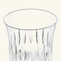 baccarat flora vase small clear set of 3