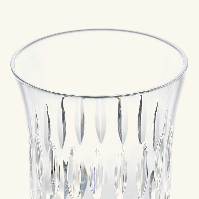 baccarat flora vase small clear set of 3
