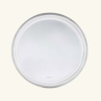 christofle malmaison serving tray round medium silver plated