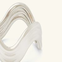 l objet ripple napkin rings silver set of 4