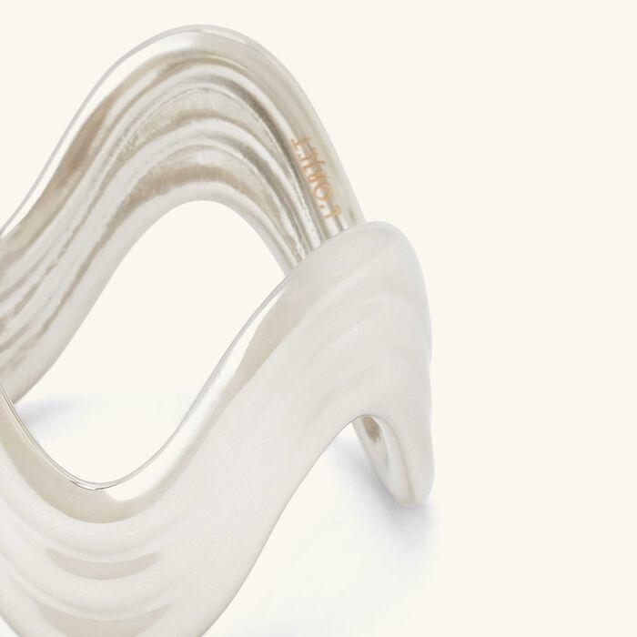 l objet ripple napkin rings silver set of 4