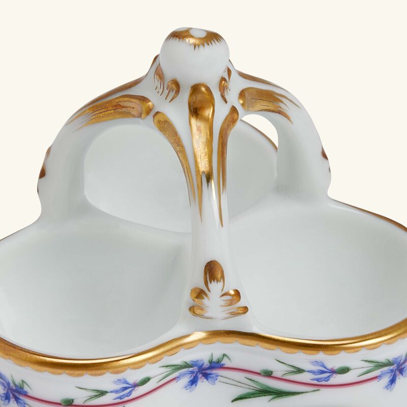 bernardaud le gobelet du roy salt   pepper shakers white