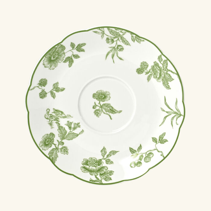 Albertine Tea Cup & Saucer Green bernardaud albertine tea cup saucer green