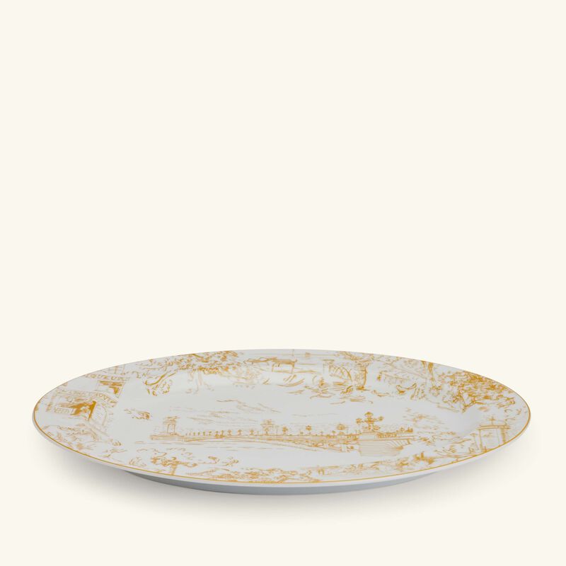 Tout Paris Serving Platter Oval Blue 38cm bernardaud tout paris serving platter oval blue 38cm