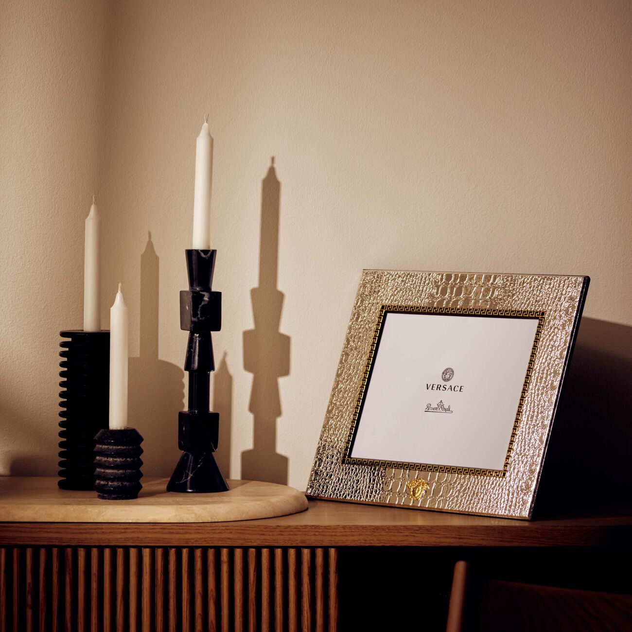 روزنتال إطار الصور مطلي بالفضة 20 25 سم