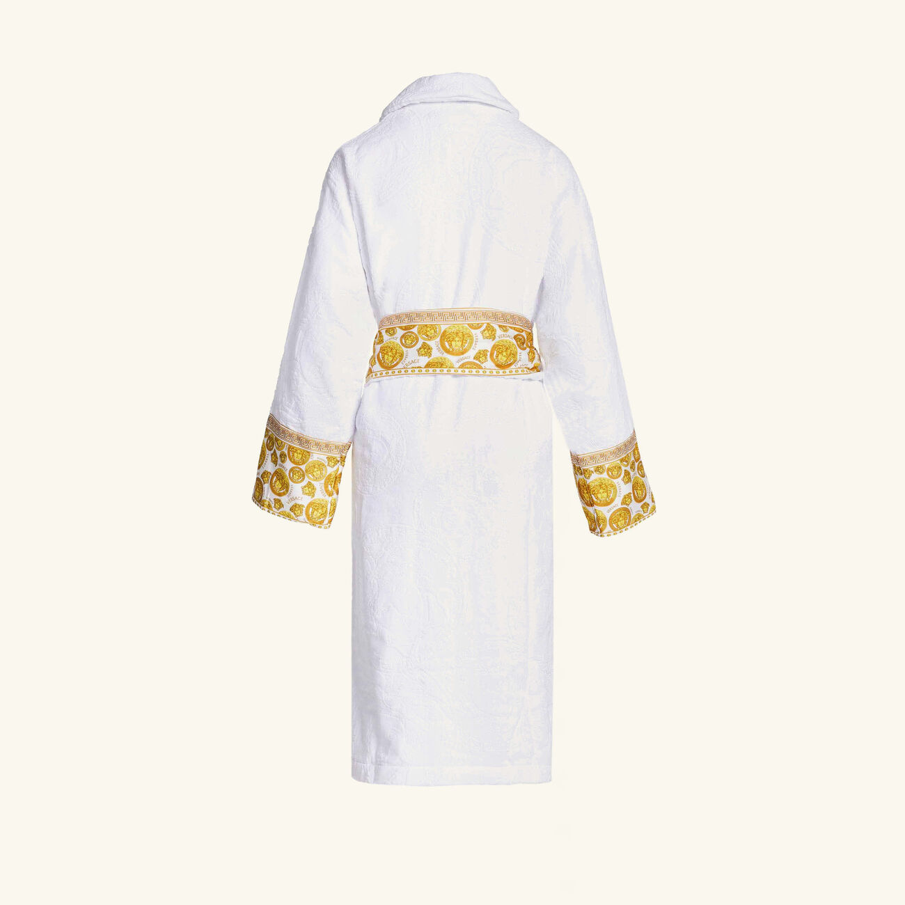 versace medusa amplified bath robe medium white