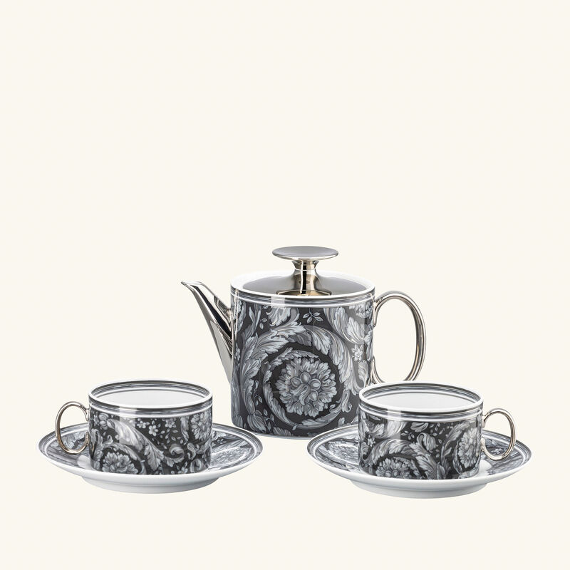 versace barocco haze tea set