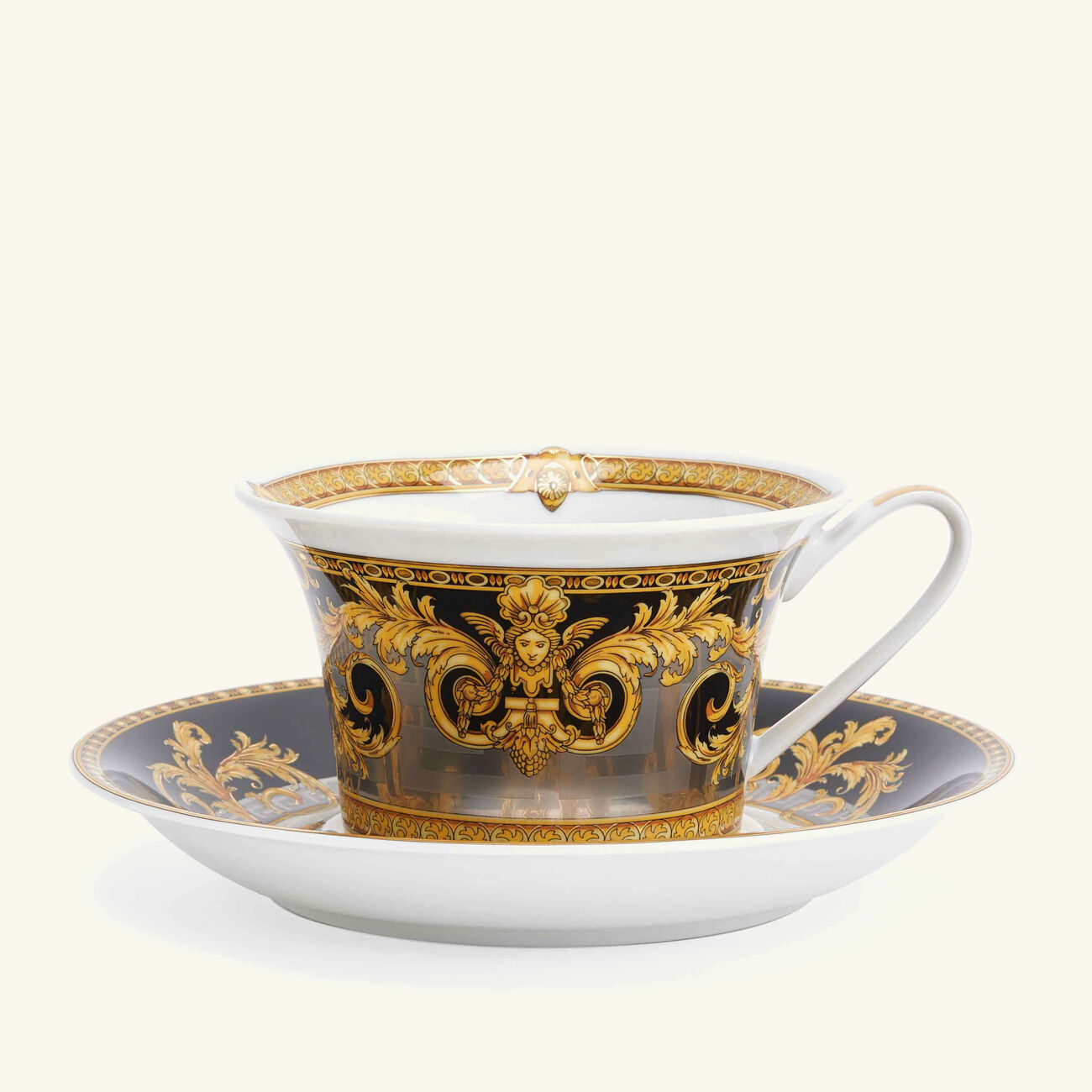 versace prestige gala tea set black