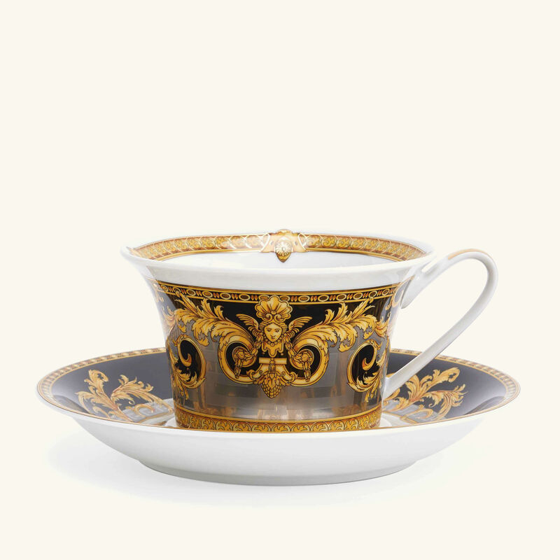 versace prestige gala tea set black