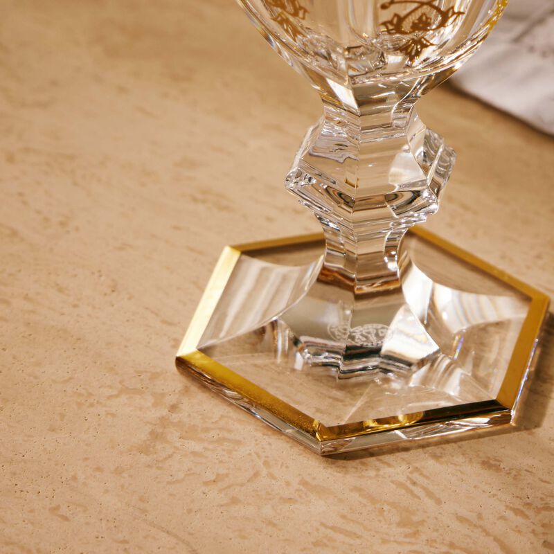 Harcourt Empire Drinking Glass Gold baccarat harcourt empire drinking glass gold