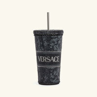 versace barocco crystal travel cup black