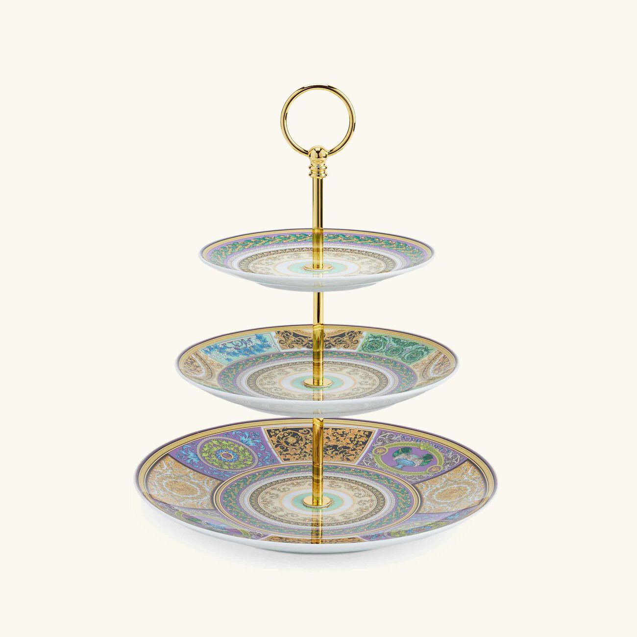 versace barocco mosaic cake stand