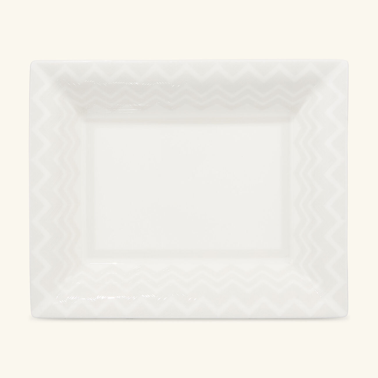 missoni home zig zag tody tray rectangular large white
