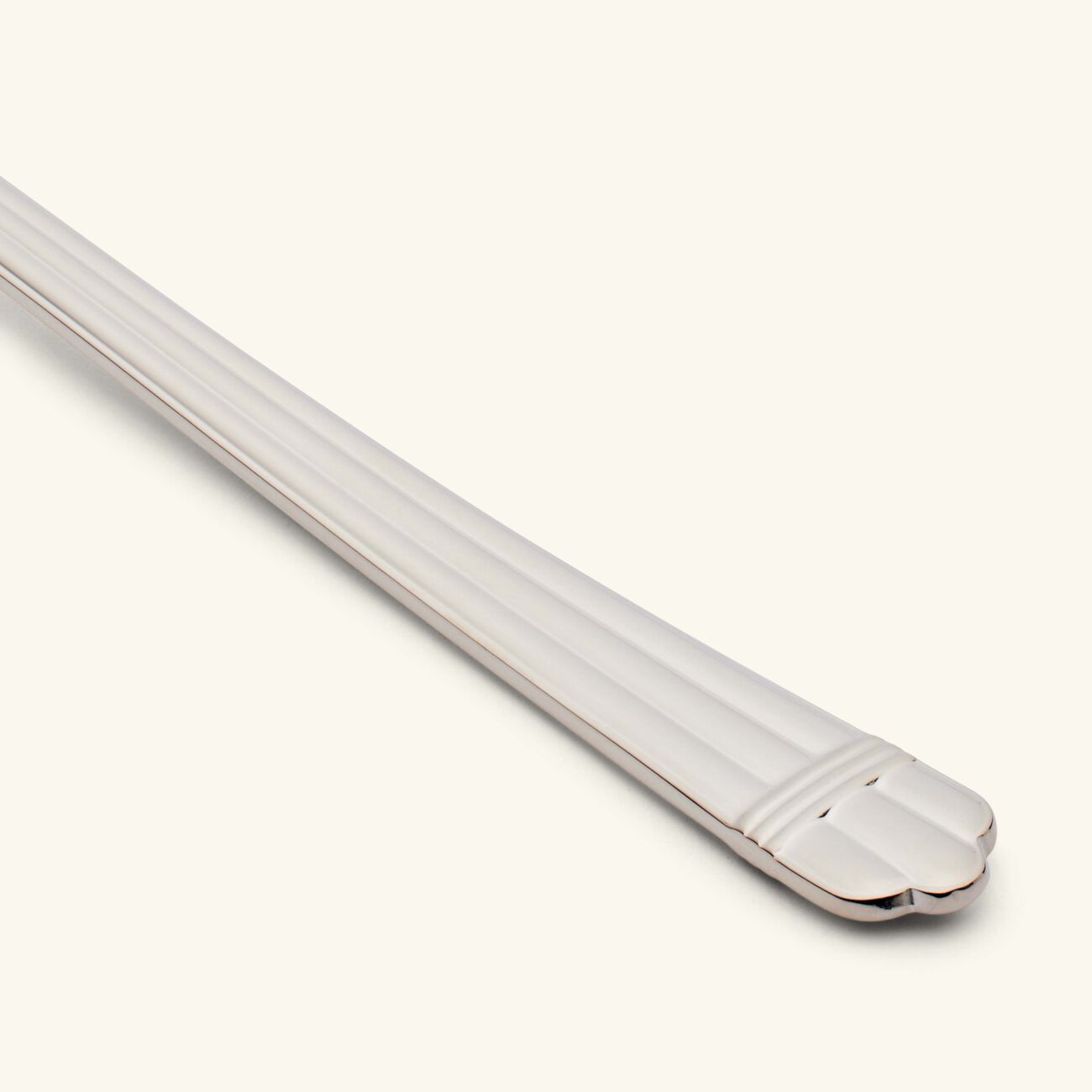 christofle aria salad serving spoon silver plated